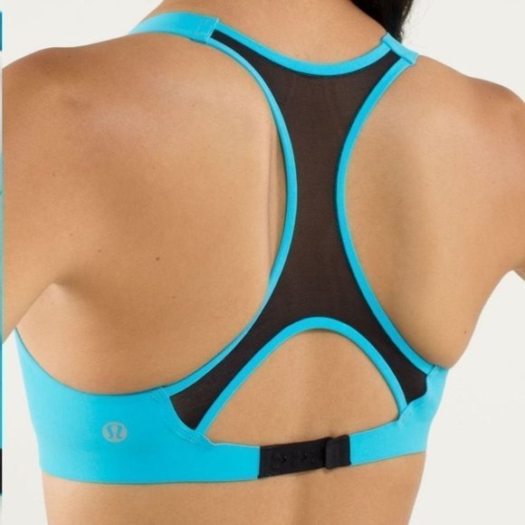 Lululemon Itty Bracer Bra Sports Bra Spry Blue - Picture 3 of 9